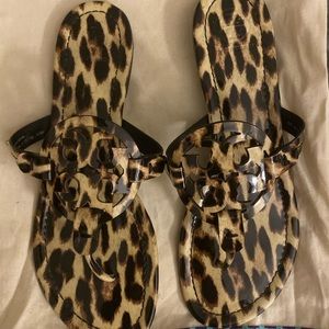 Tory Burch Leopard sandals